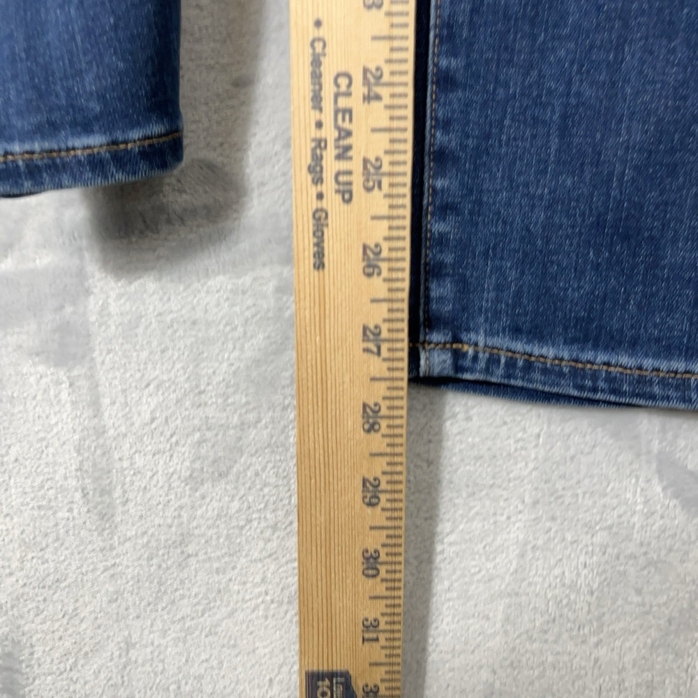 Madewell Curvy High Rise Skinny Womens Plus Size Blue Jeans Size 37 (14W) - Picture 4 of 10
